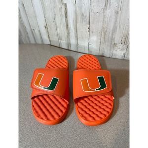 Islide Miami Hurricane ISlide Distressed Sandal -‎ Orange - Size 10 NWT